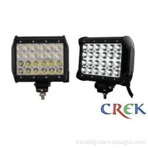 Corrosion Tested 7 Inch Automotive LED Light Bar 72W , truc